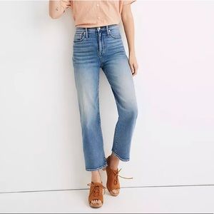 Madewell Wide Leg Crop Jeans